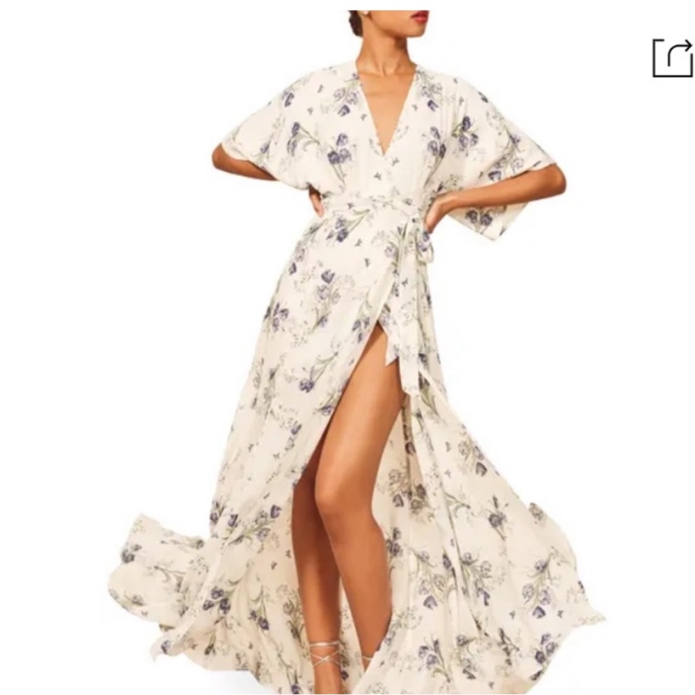 Reformation Willow Wrap Dress